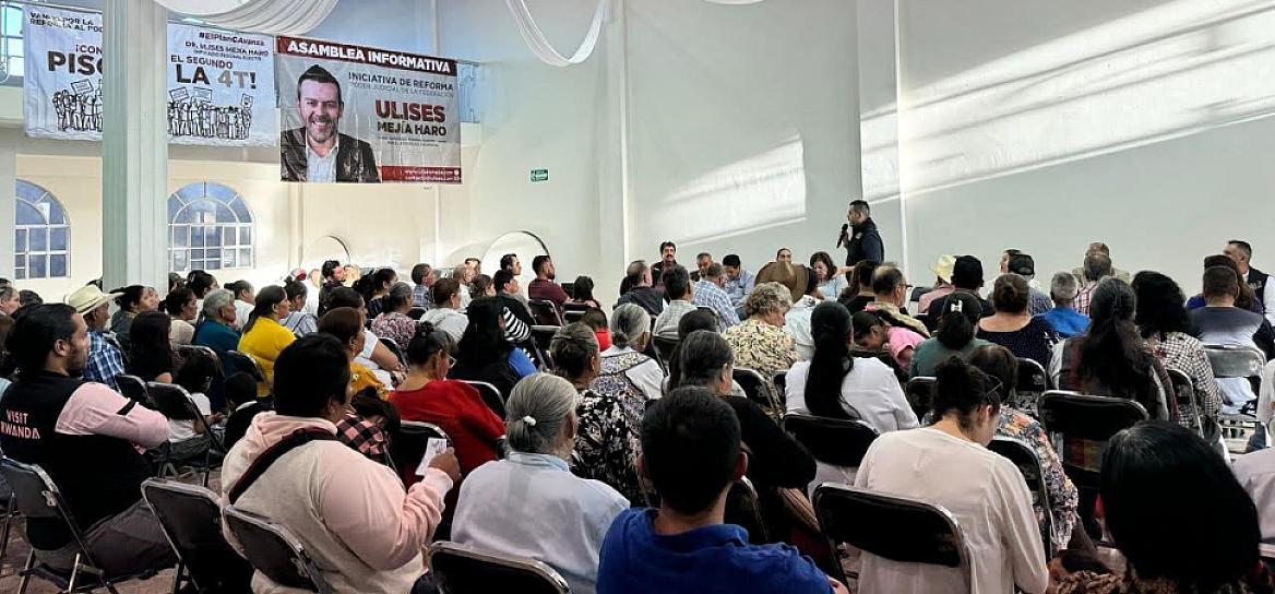 LLEVA ULISES MEJÍA INICIATIVAS DE REFORMAS CONSTITUCIONALES A MUNICIPIOS  &nbsp;