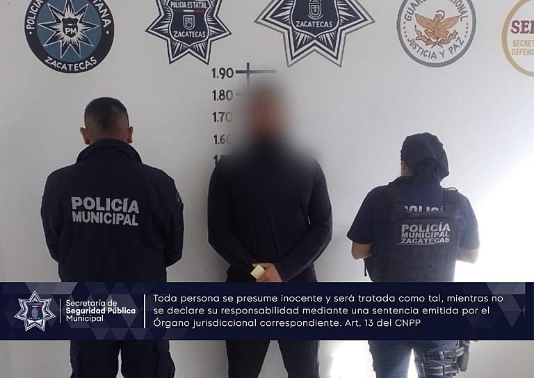 LO ‘CACHAN’ ROBANDO EN LA GARCÍA SALINAS Y LO APREHENDEN 