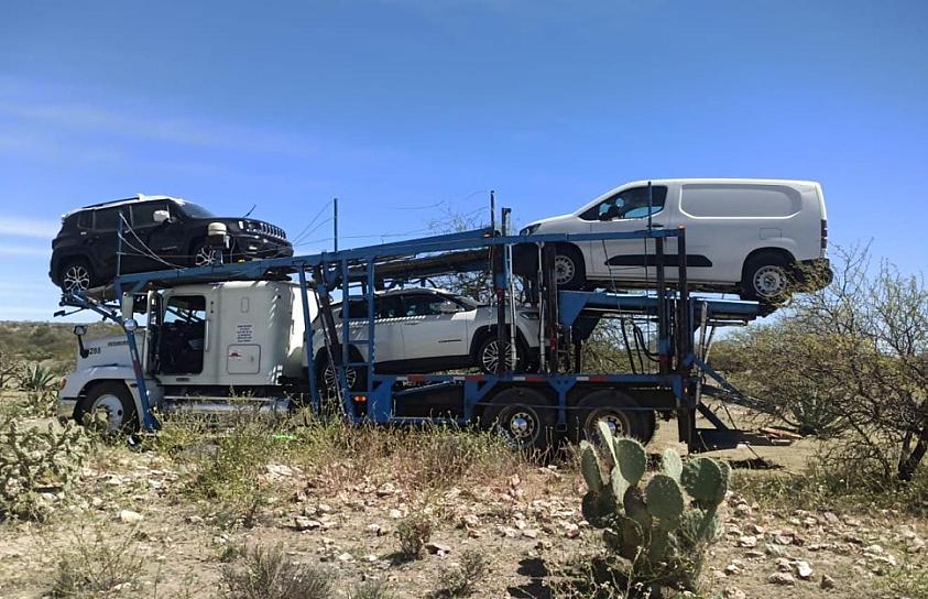 LOCALIZAN FUERZAS DE SEGURIDAD CAMIÓN CON REPORTE DE ROBO