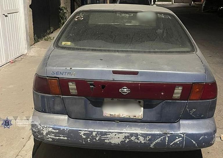 LOCALIZAN VEHÍCULO ROBADO EN LA CNOP