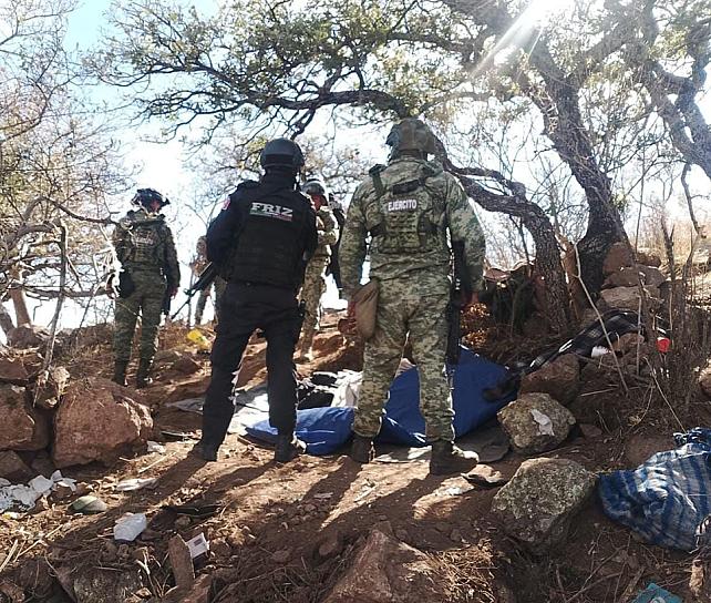Localizan y destruyen 8 campamentos utilizados por un grupo delincuencial