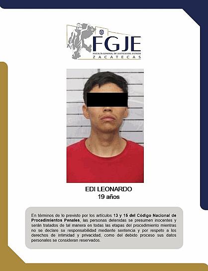 LOGRA FGJEZ LA VINCULACIÓN A PROCESO POR EL HOMICIDIO DE UN POLICÍA DE ZACATECAS