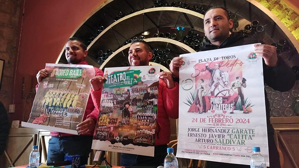 LUEGO DE DOS AÑOS, REGRESA LA FERIA REGIONAL DE PINOS 