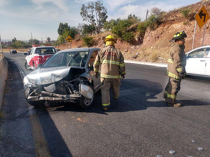 LUPITA SE “ESTAMPA” EN TRÁNSITO PESADO