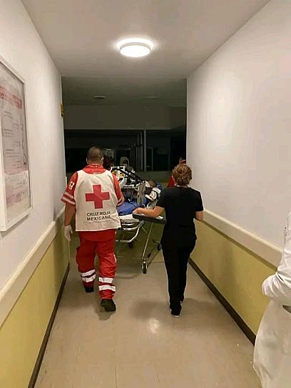 TRASLADAN A OMAR, UN PEQUEÑO DE 1 AÑO, CON GRAVES QUEMADURAS A GALVESTON DONDE SERÁ ATENDIDO