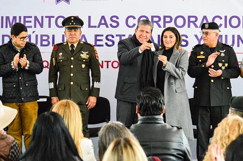 ENTREGA DMA MÁS DE 64 MDP EN EQUIPO Y HOMOLOGACIÓN SALARIAL DE POLICÍAS MUNICIPALES Y ESTATALES