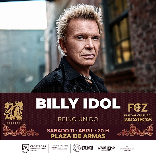 CERRARÁ BILLY IDOL CON BROCHE DE ORO LA EDICIÓN 40 DEL FCZ