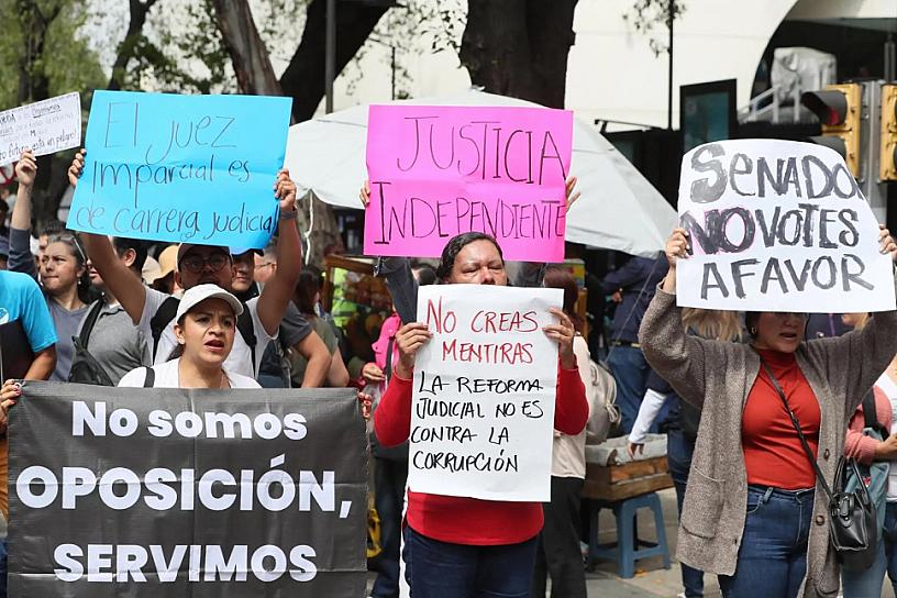 MANTENDRÁ PODER JUDICIAL SU PROTESTA HASTA LA INVESTIDURA DE SHEINBAUM