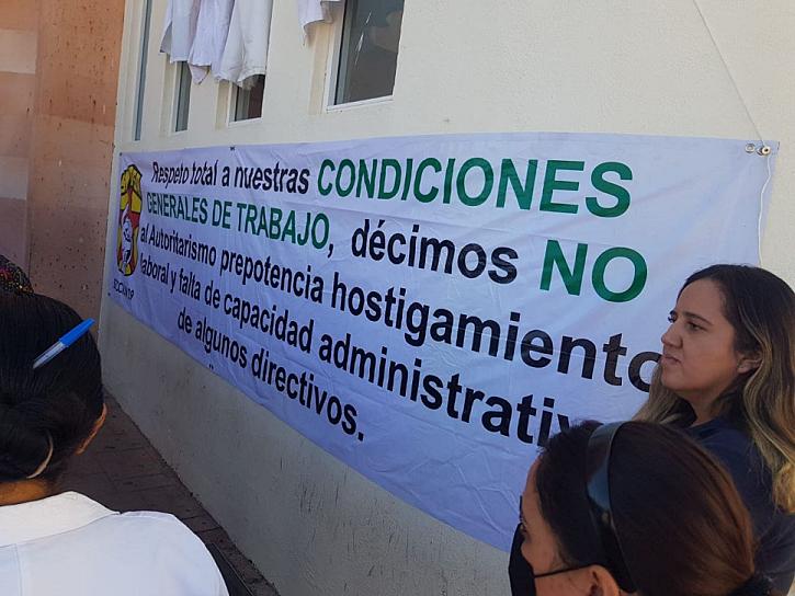 MANTIENEN MANIFESTACIÓN AGREMIADOS DE SALUD&nbsp;