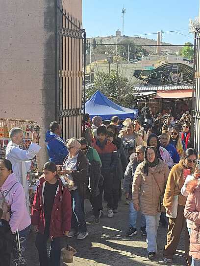 LLEGAN PEREGRINOS DE VILLA DE COS, SAN LUIS POTOSÍ Y FRESNILLO AL SANTUARIO DE PLATEROS