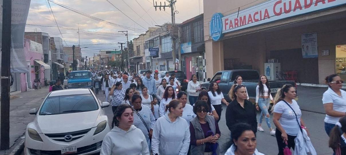 MARCHAN POR LA PAZ DEPORTISTAS DE FRESNILLO