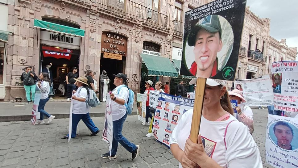 MARCHAN ZACATECANOS POR PERSONAS DESAPARECIDAS