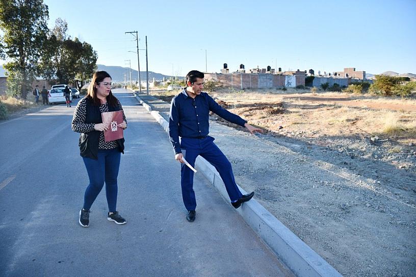 MEJORAN INFRAESTRUCTURA VIAL EN CIENEGUITAS, GUADALUPE