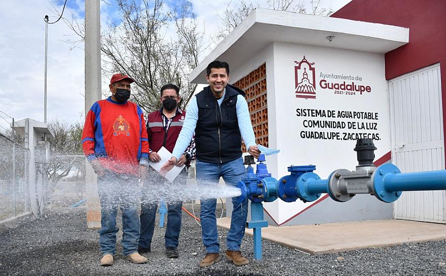 MEJORAN SERVICIO DE AGUA POTABLE EN COMUNIDAD LA LUZ