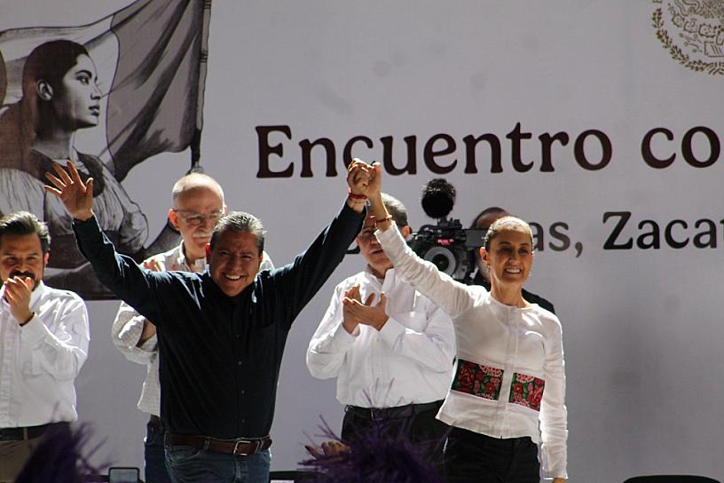 REALIZARÁ SHEINBAUM PROYECTOS PENDIENTES CON ZACATECAS
