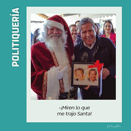 -¡Miren lo que me trajo Santa!