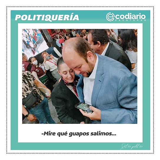 -Mire qué guapos salimos...