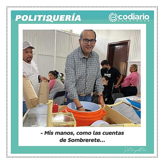 -Mis manos, como las cuentas de Sombrerete...