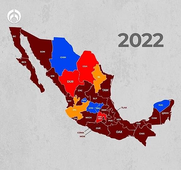 MORENA GANA CUATRO GUBERNATURAS; PIERDE AGUASCALIENTES Y DURANGO 