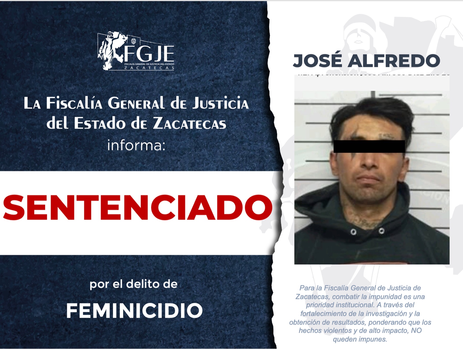 SENTENCIAN A 25 AÑOS DE CÁRCEL A FEMINICIDA DE TRANCOSO 