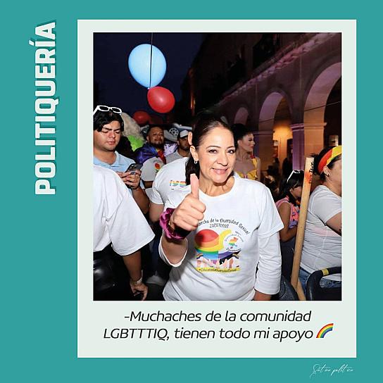 -Muchaches de la comunidad LGBTTTIQ, tienen todo mi apoyo 🌈