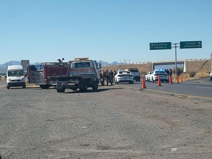 MUERE PERSONA EN ACCIDENTE VIAL CERCA DEL ENTRONQUE LAS PALMAS 