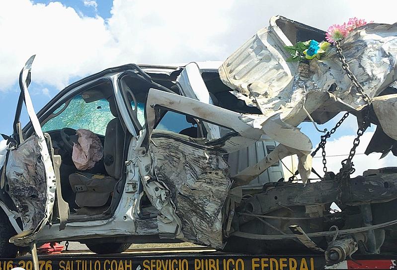 MUEREN BEBÉ Y 3 MUJERES EN ACCIDENTE EN LA CARRETERA SALTILLO-ZACATECAS 
