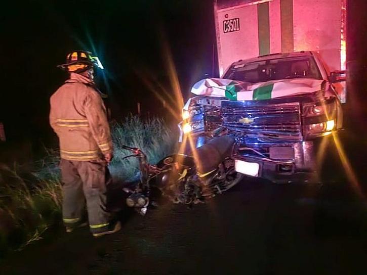 MUEREN DOS PERSONAS EN ACCIDENTE EN PÁNUCO