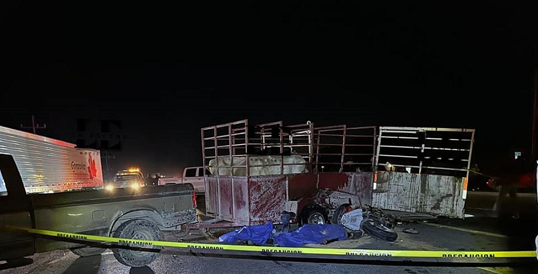 MUEREN DOS PERSONAS EN FATAL ACCIDENTE 