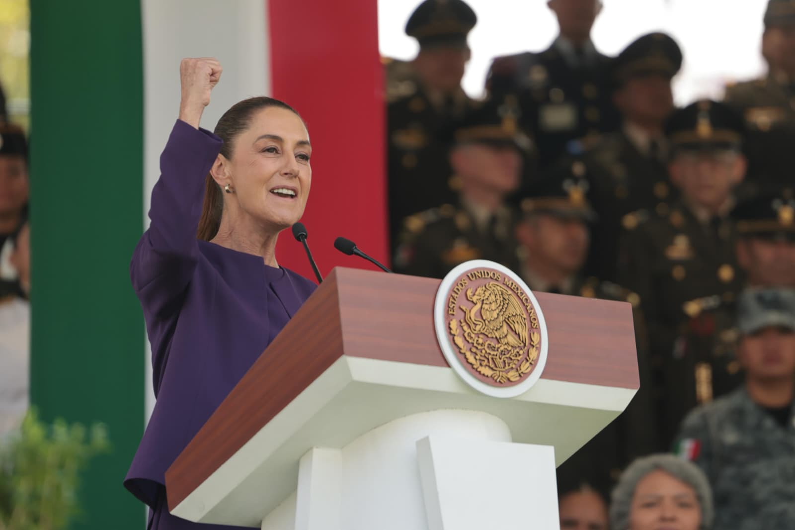 CONMEMORA CLAUDIA SHEINBAUM EL 8M CON HOMENAJE A LAS MUJERES DE LAS FUERZAS ARMADAS