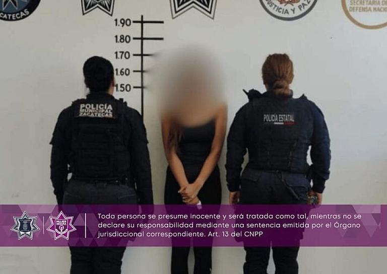 MUJER ES DETENIDA POR TENTATIVA DE HOMICIDIO Y VIOLENCIA FAMILIAR