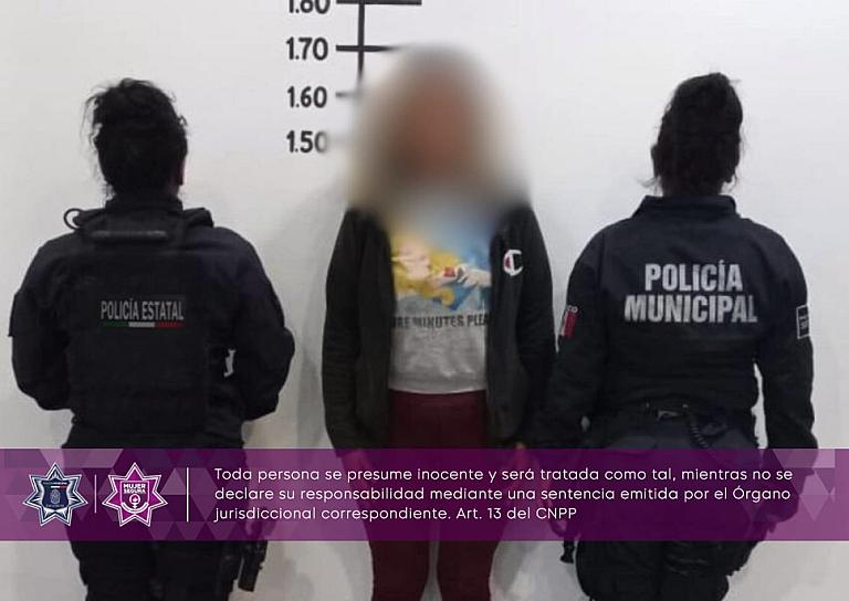 MUJER ES DETENIDA TRAS VIOLENTAR A SU MAMÁ