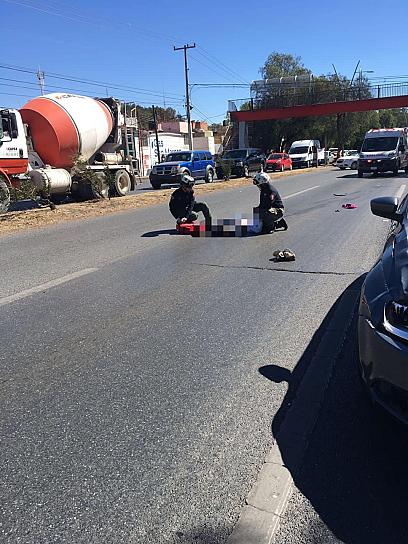 MUJER MUERE ATROPELLADA AL INTENTAR CRUZAR EL EJE METROPOLITANO 