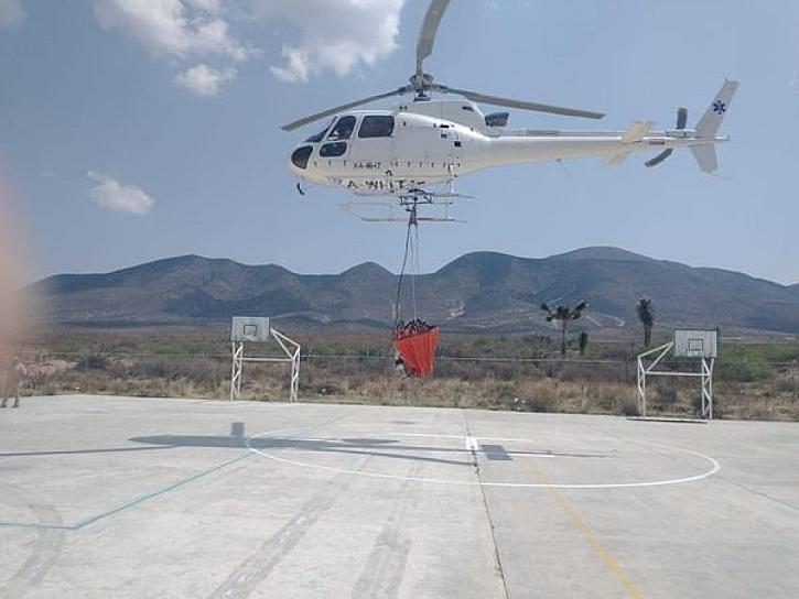 MUNICIPIOS, ENDEUDADOS POR RENTA DE HELICÓPTERO PARA SOFOCAR INCENDIO