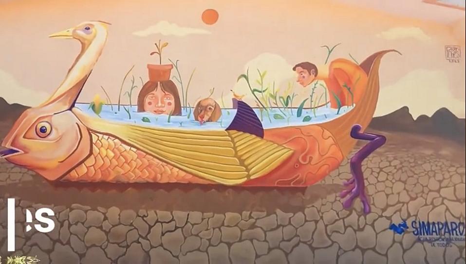 RECONOCE SIMAPARG A MURALISTAS POR FOMENTAR EL CUIDADO DEL AGUA