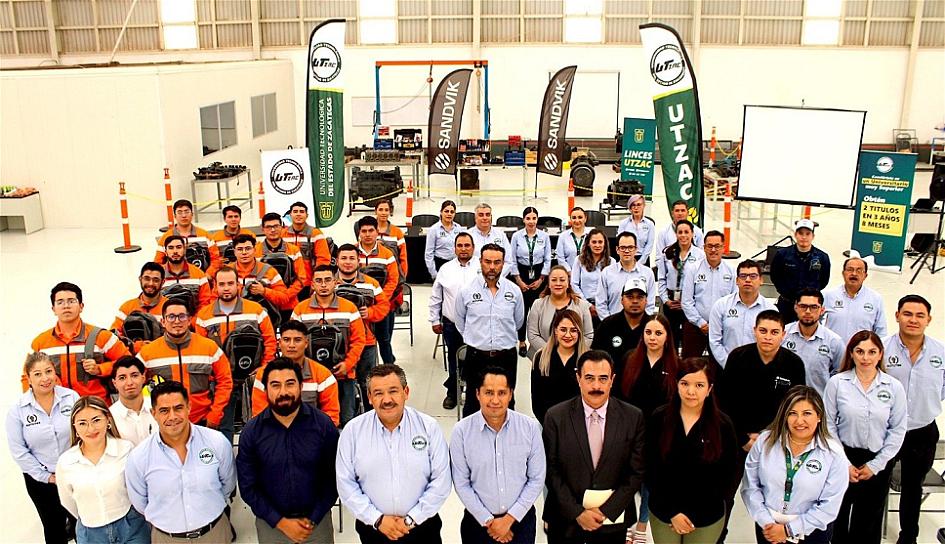 &nbsp;CAPACITA UTZAC A SEGUNDA GENERACIÓN DE TÉCNICO JR DE SANDVIK