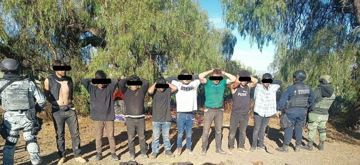 &nbsp;Detienen a ocho presuntos generadores de violencia en Pinos