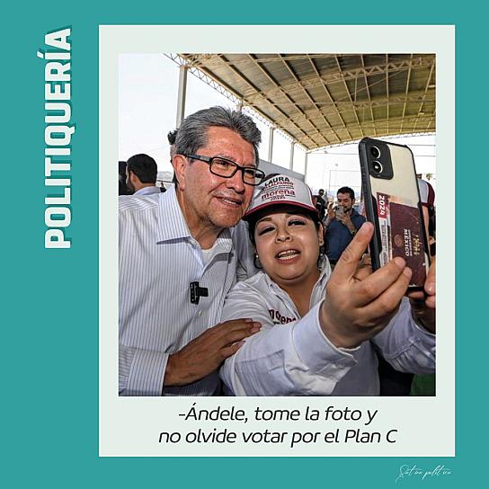 -Ándele, tome la foto y no olvide votar por el Plan C