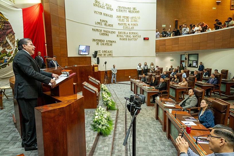 NECESARIO FORTALECER COORDINACIÓN ENTRE PODERES PARA CONSOLIDAR LA PAZ: DAVID MONREAL