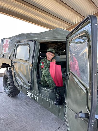 NIÑO DE APOZOL CUMPLE SU SUEÑO DE SER SOLDADO POR UN DÍA 