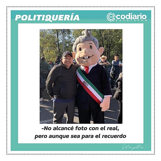 -No alcancé foto con el real, pero aunque sea para el recuerdo