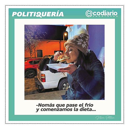 -Nomás que pase el frío y comenzamos la dieta...