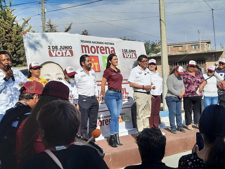 NOS LLEVAREMOS CARRO COMPLETO EN ESTAS ELECCIONES: MORENA 