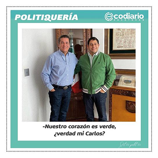 -Nuestro corazón es verde. ¿Verdad mi Carlos?