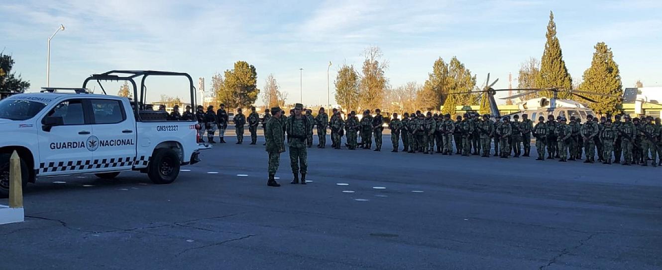 REFUERZAN PLAN DE SEGURIDAD NACIONAL DE PAZ; LLEGAN A ZACATECAS MÁS MILITARES 