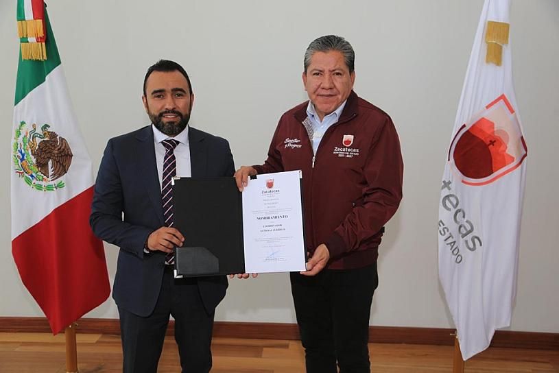 NOMBRA GOBERNADOR A NUEVO COORDINADOR GENERAL