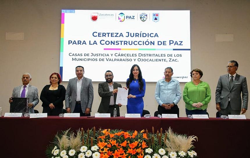 OBTIENEN CERTEZA JURÍDICA CASAS DE JUSTICA Y CÁRCELES DISTRITALES DE VALPARAÍSO Y OJOCALIENTE 