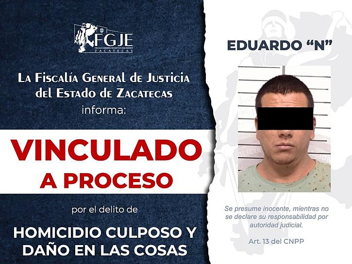 Obtienen proceso contra conductor que causó muerte de familia en Zacatecas