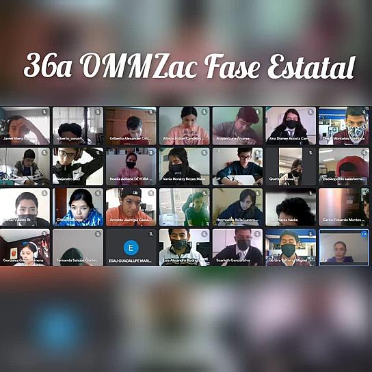 OCUPAN ALUMNOS DE LA UAZ PRIMEROS LUGARES DE OLIMPIADA MEXICANA DE MATEMÁTICAS 