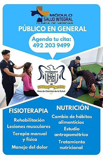 OFRECE CIENCIAS DE LA SALUD DE LA UAZ VARIEDAD DE SERVICIOS 